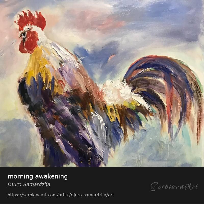 morning awakening, Oil/Canvas, Djuro Samardzija