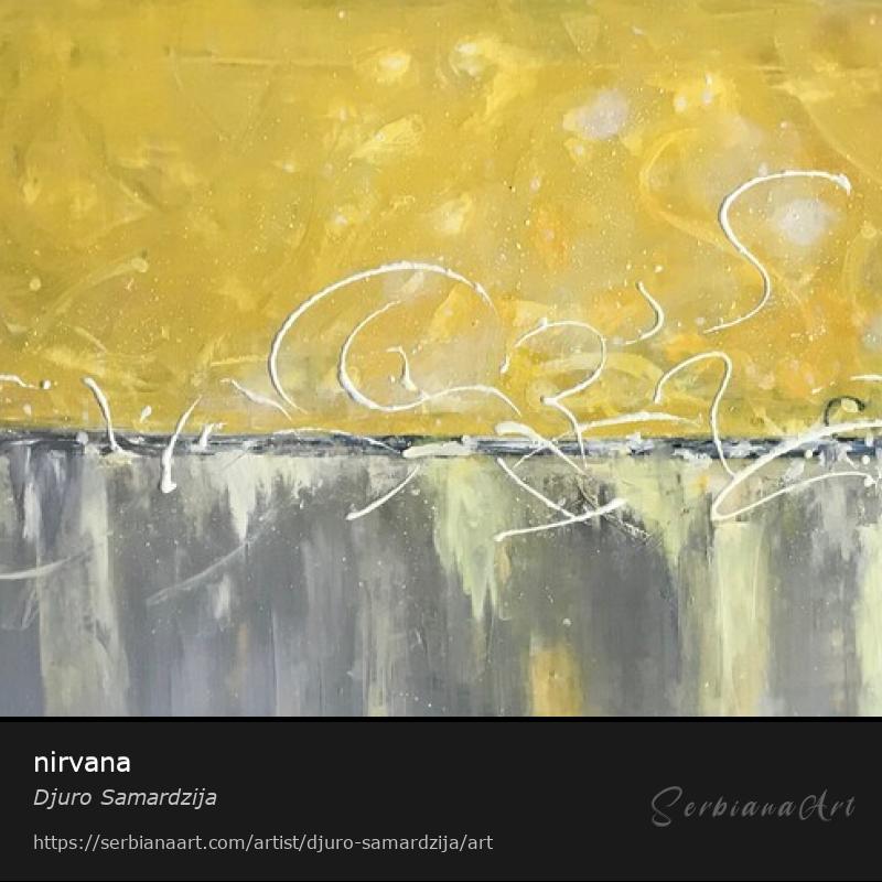 nirvana, Oil/Canvas, Djuro Samardzija
