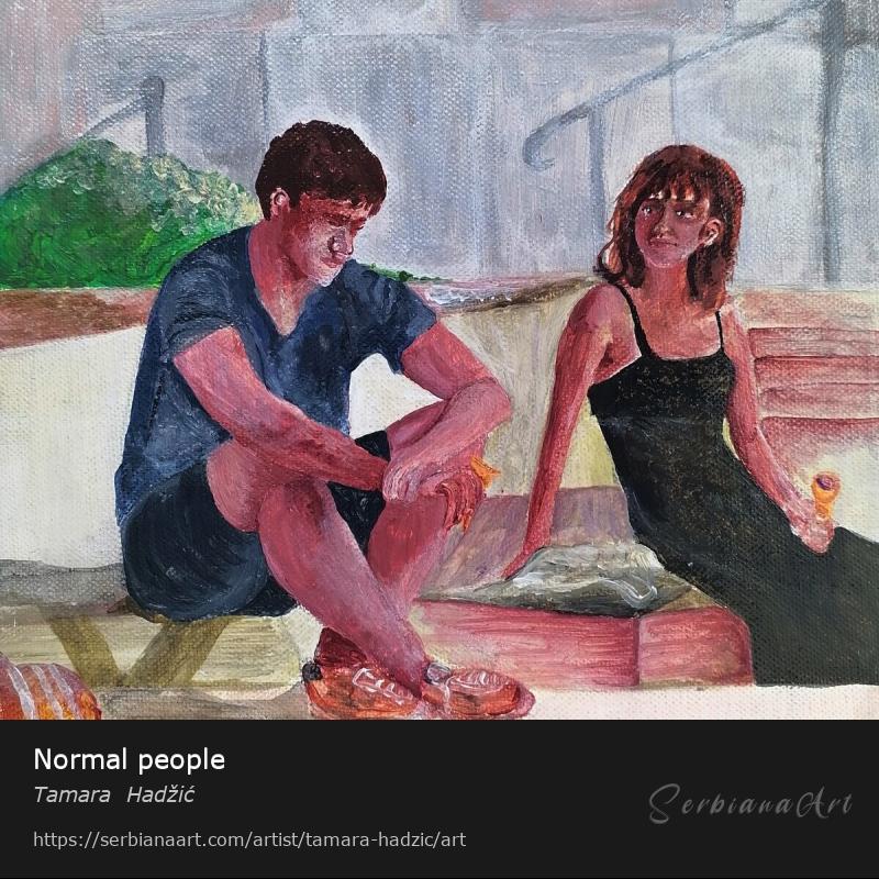 Normal people, Acrylic/Canvas, Tamara  Hadžić