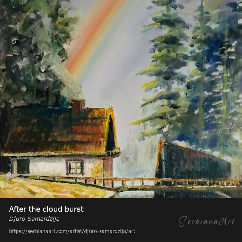 After the cloud burst, Oil/Canvas, Djuro Samardzija