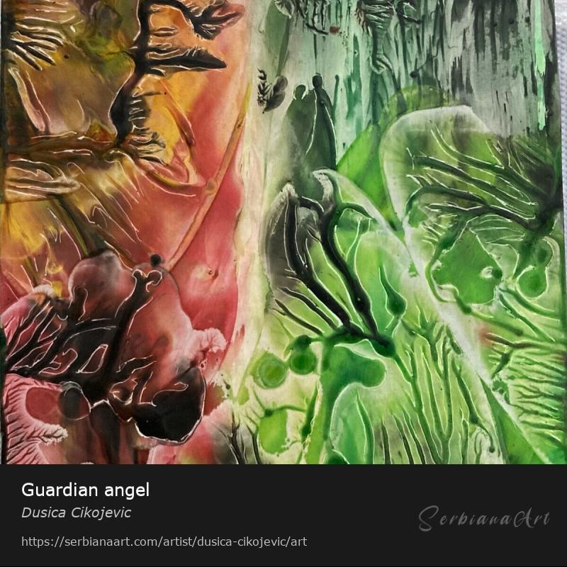 Guardian angel, Unspecified/Paper, Dusica Cikojevic
