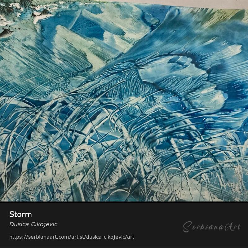 Storm, Unspecified/Paper, Dusica Cikojevic