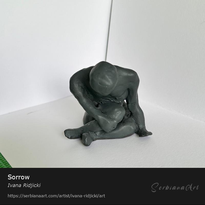 Sorrow, Sculpture/Ceramic, Ivana Ridjicki