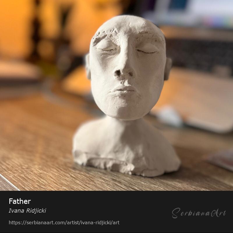 Father, Sculpture/Ceramic, Ivana Ridjicki