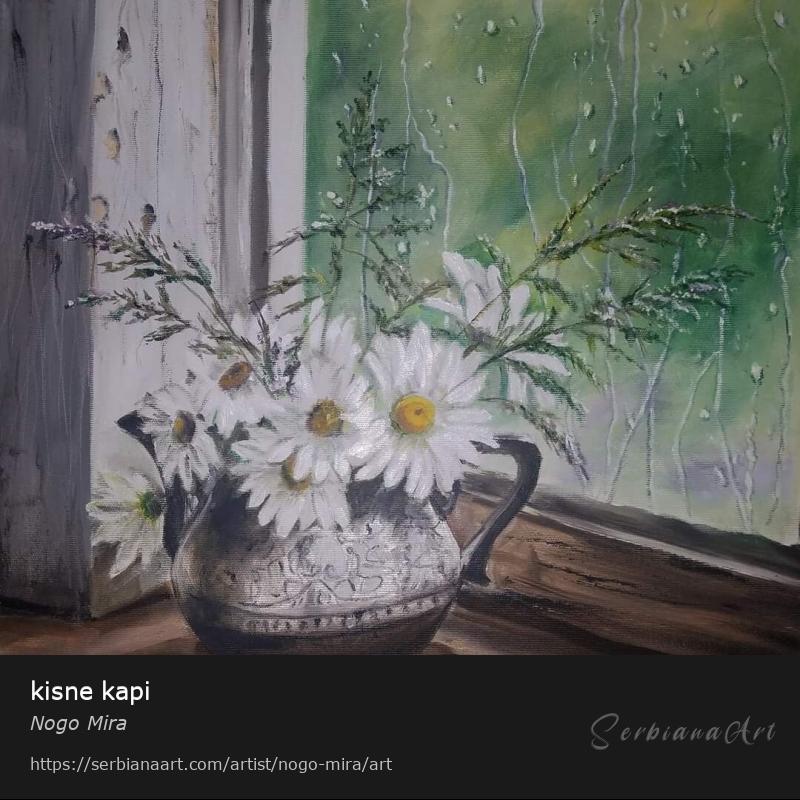 kisne kapi, Oil/Canvas, Nogo Mira
