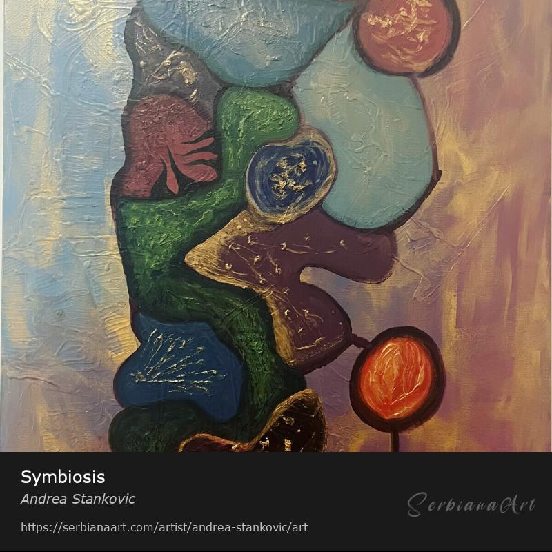 Symbiosis, Acrylic/Canvas, Andrea Stankovic