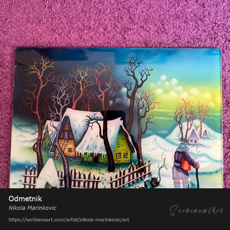 Odmetnik, Oil/Glass, Nikola Marinkovic