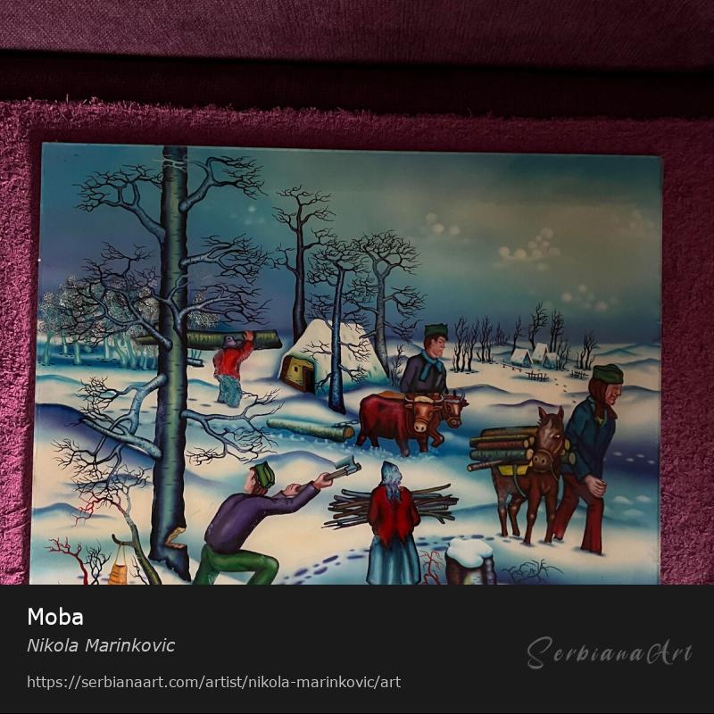 Moba, Oil/Glass, Nikola Marinkovic