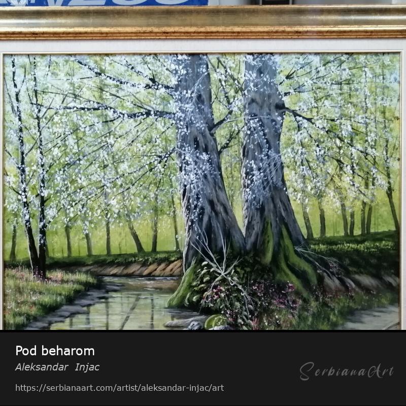 Pod beharom, Oil/Canvas, Aleksandar  Injac
