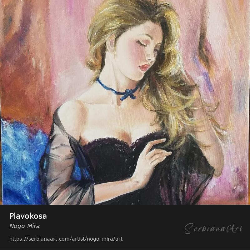 Plavokosa, Oil/Canvas, Nogo Mira