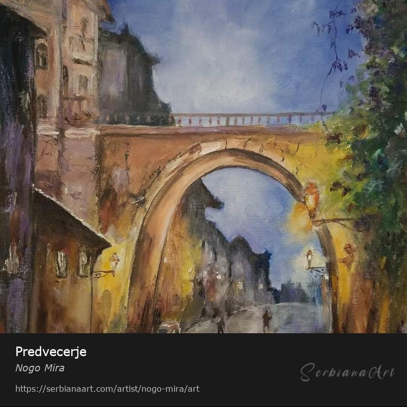 Predvecerje, Oil/Canvas, Nogo Mira