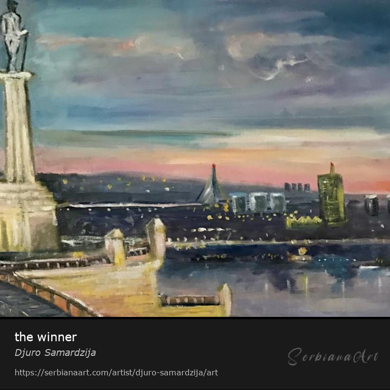 the winner, Oil/Canvas, Djuro Samardzija