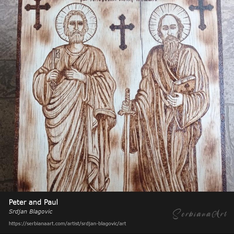 Peter and Paul, Creative Handicraft/Wood, Srdjan Blagovic