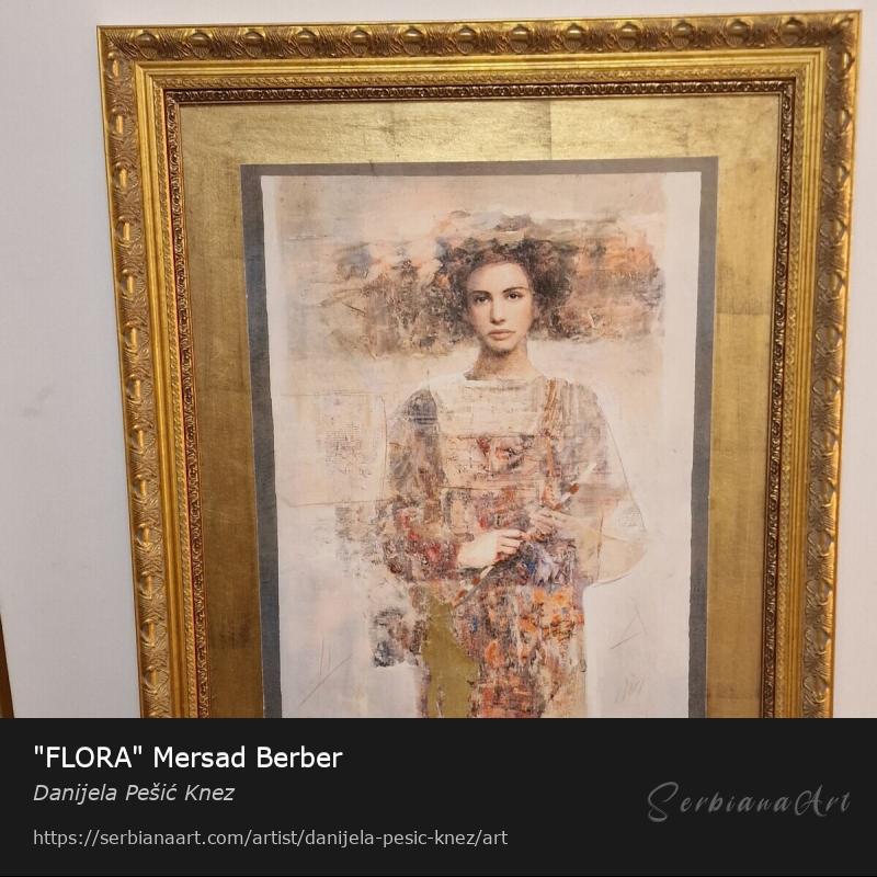 "FLORA" Mersad Berber, Mixed Media/Mixed, Danijela Pešić Knez