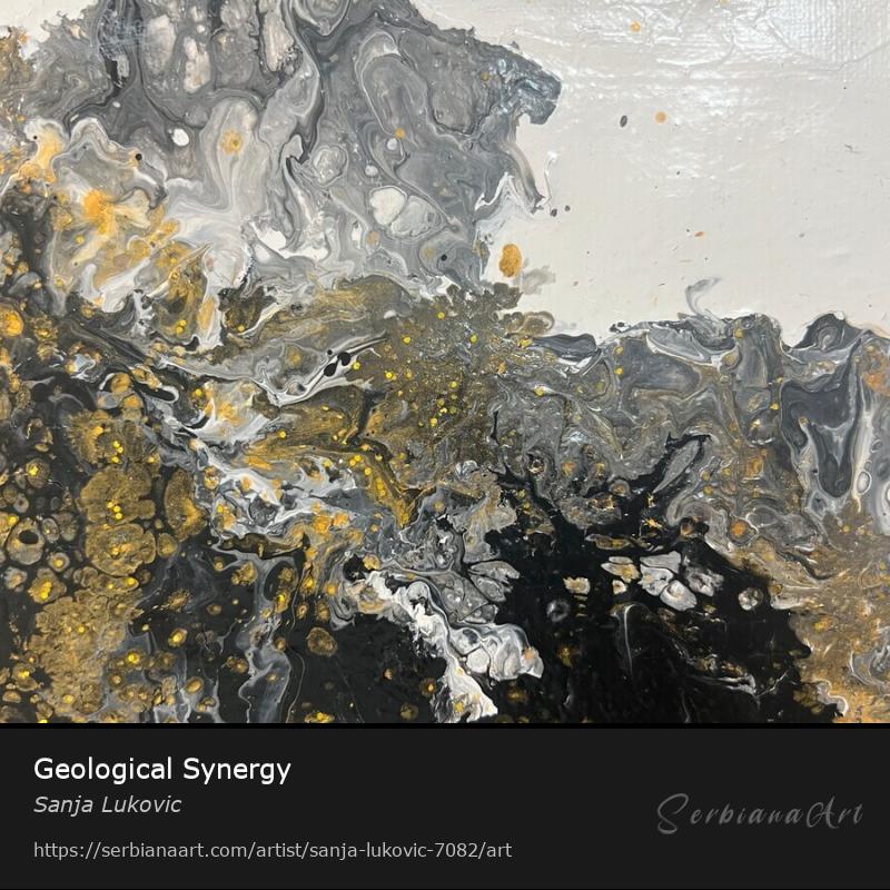Geological Synergy, Acrylic/Canvas, Sanja Lukovic