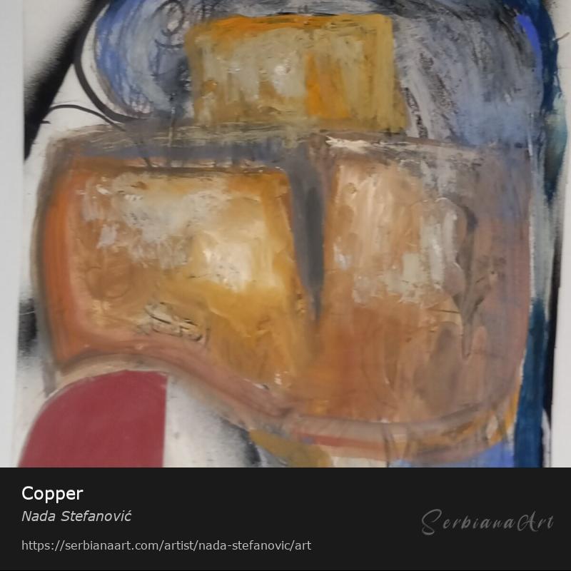 Copper, Mixed Media/Cardboard, Nada Stefanović