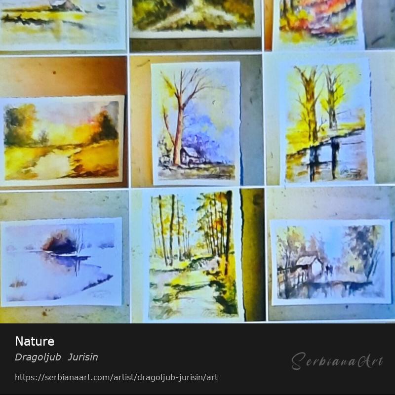 Nature, Watercolor/Paper, Dragoljub  Jurisin
