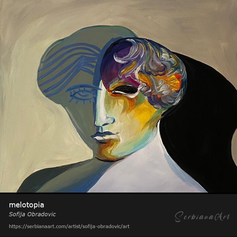 melotopia, Acrylic/Canvas, Sofija Obradovic