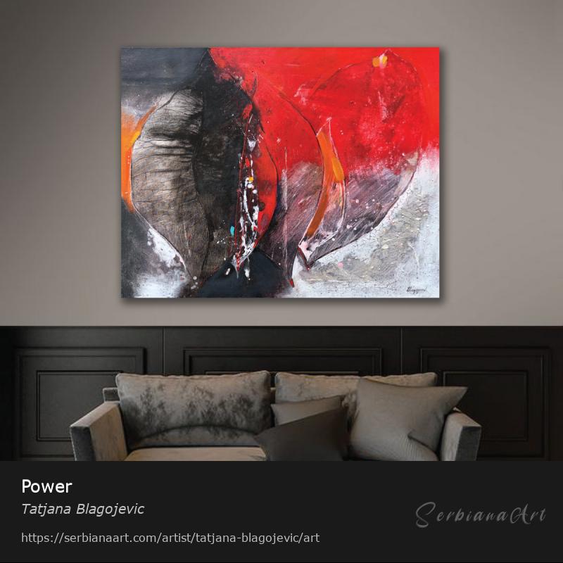Power, Acrylic/Canvas, Tatjana Blagojevic