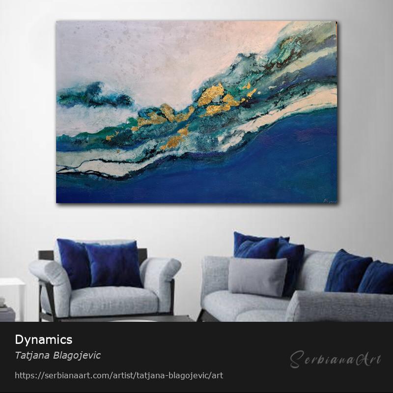 Dynamics, Acrylic/Canvas, Tatjana Blagojevic
