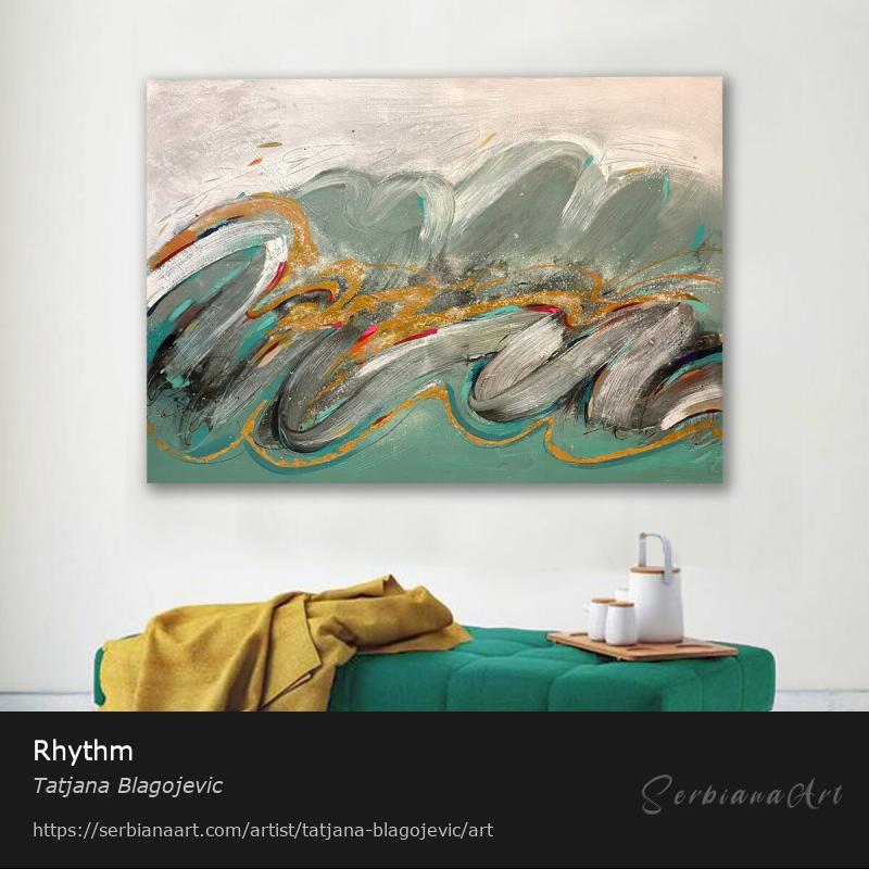 Rhythm, Acrylic/Canvas, Tatjana Blagojevic