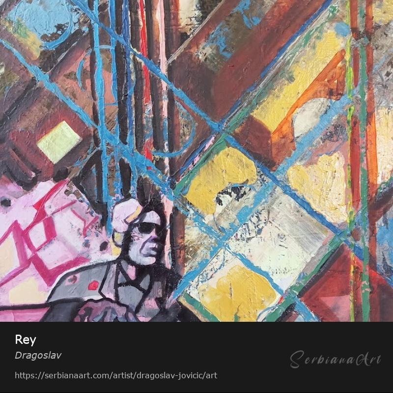 Rey, Mixed Media/Canvas, Dragoslav