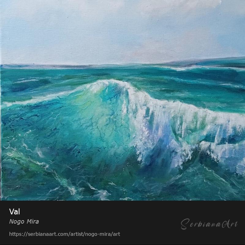Val, Oil/Canvas, Nogo Mira