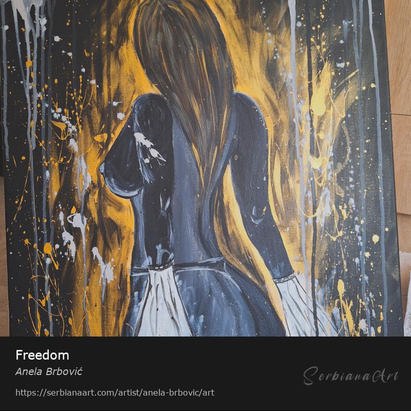 Freedom, Acrylic/Canvas, Anela Brbović
