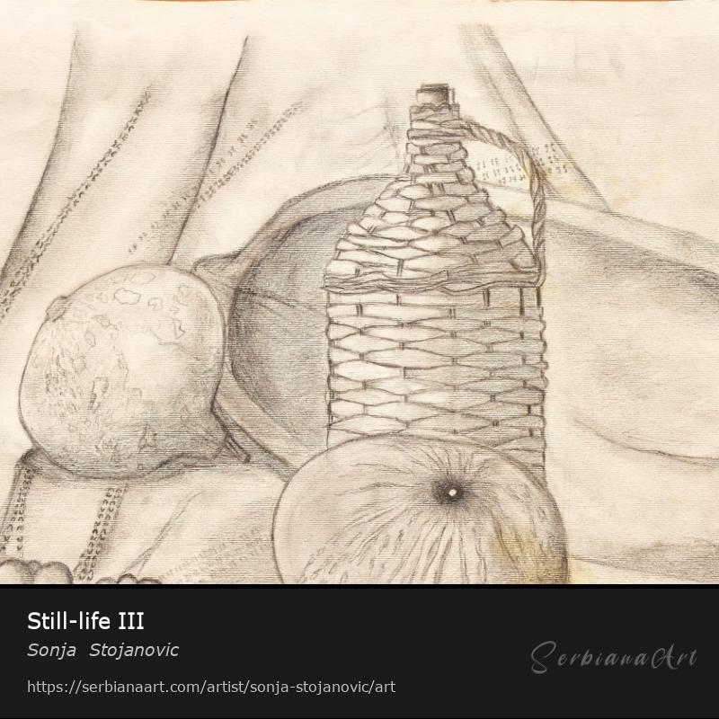 Still-life III, Pencil/Paper, Sonja  Stojanovic