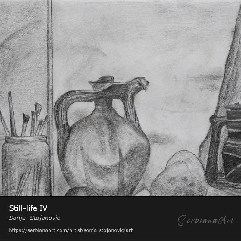 Still-life IV, Pencil/Paper, Sonja  Stojanovic