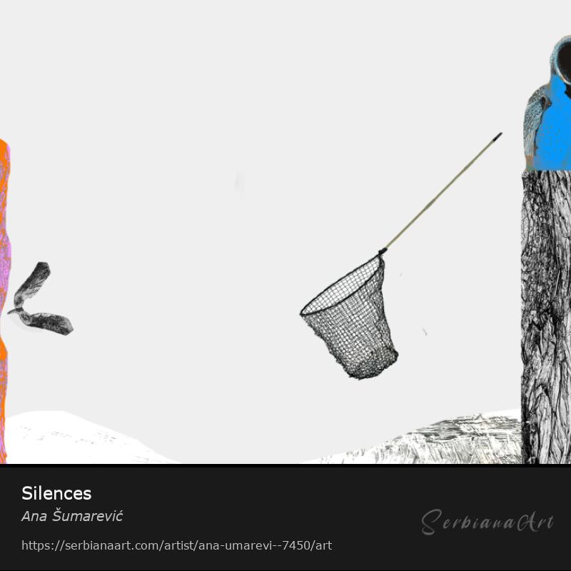 Silences, Digital Art/Canvas, Ana Šumarević