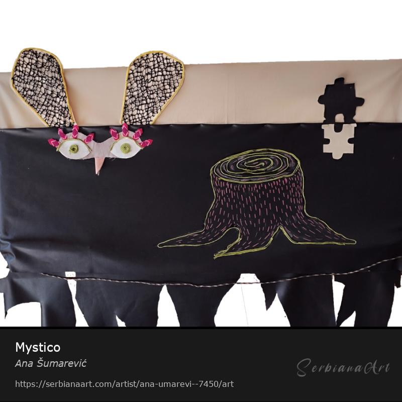 Mystico, Mixed Media/Textile, Ana Šumarević