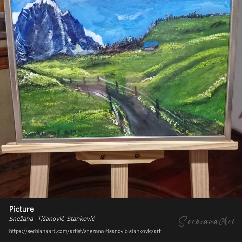 Picture, Acrylic/Paper, Snežana  Tišanović-Stanković