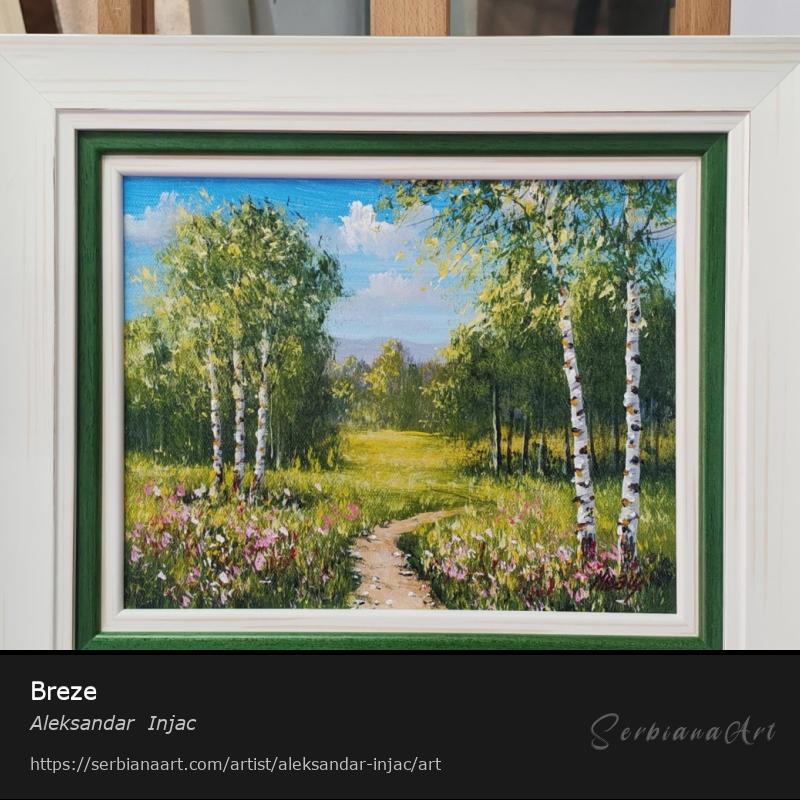 Breze, Oil/Canvas, Aleksandar  Injac