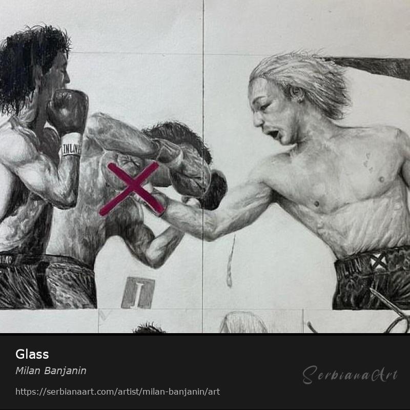 Glass, Pencil/Paper, Milan Banjanin