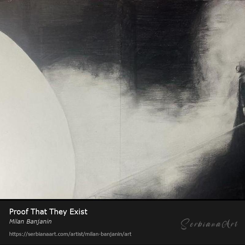 Proof That They Exist, Charcoal/Paper, Milan Banjanin