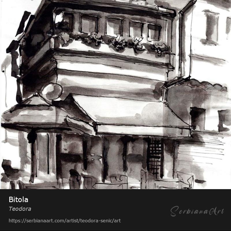 Bitola, Indian ink/Paper, Teodora