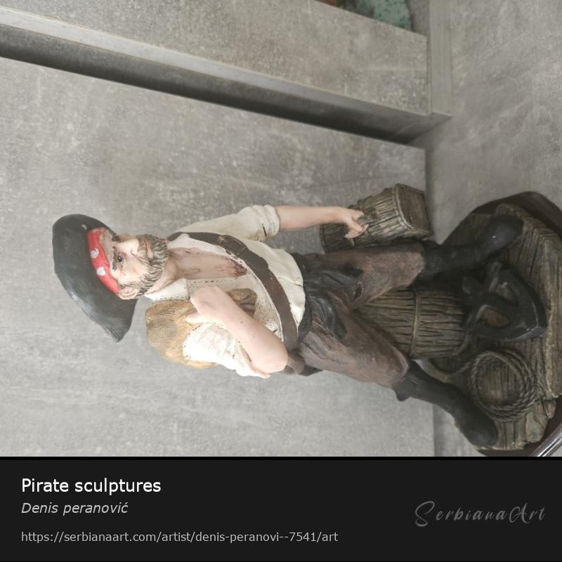 Pirate sculptures, Acessories/Ceramic, Denis peranović
