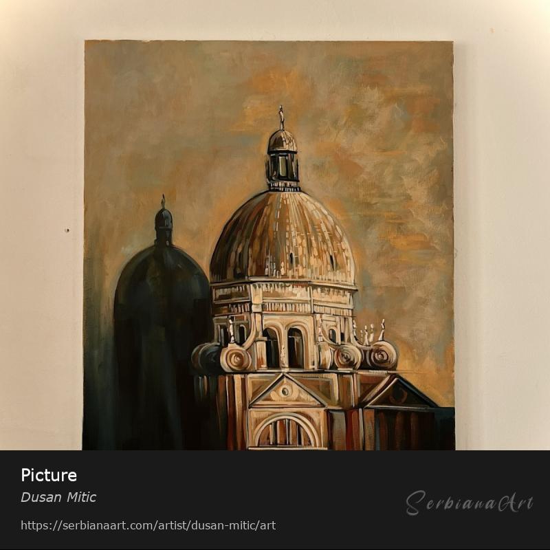 Picture, Oil/Canvas, Dusan Mitic
