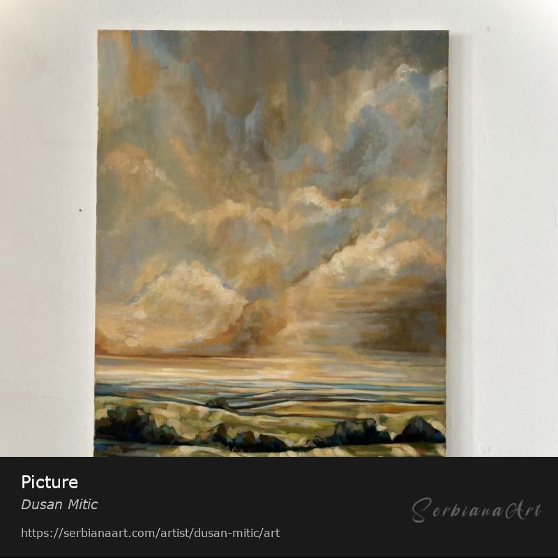 Picture, Oil/Canvas, Dusan Mitic
