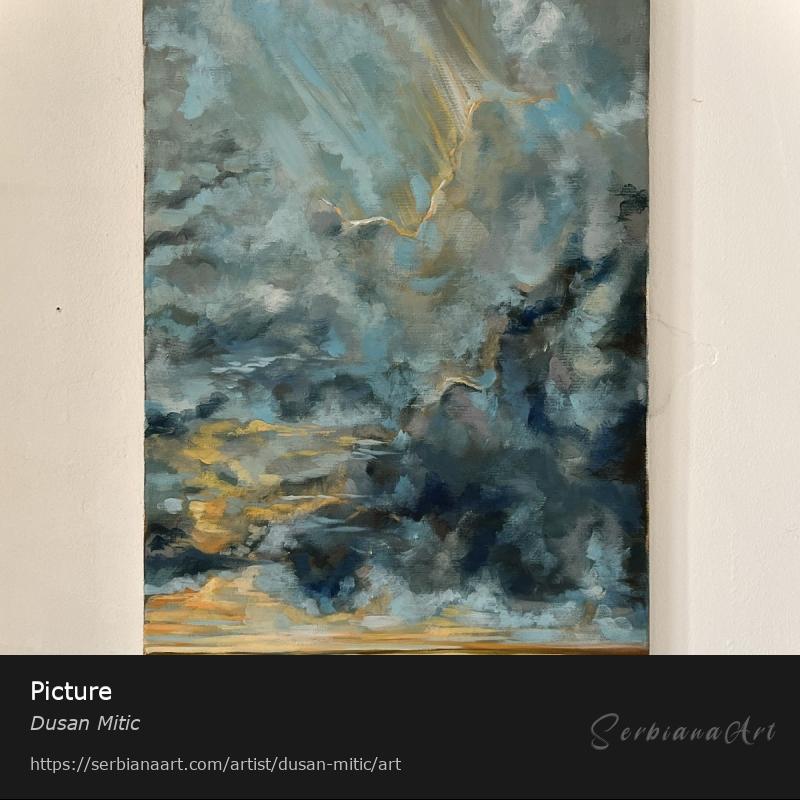 Picture, Oil/Canvas, Dusan Mitic