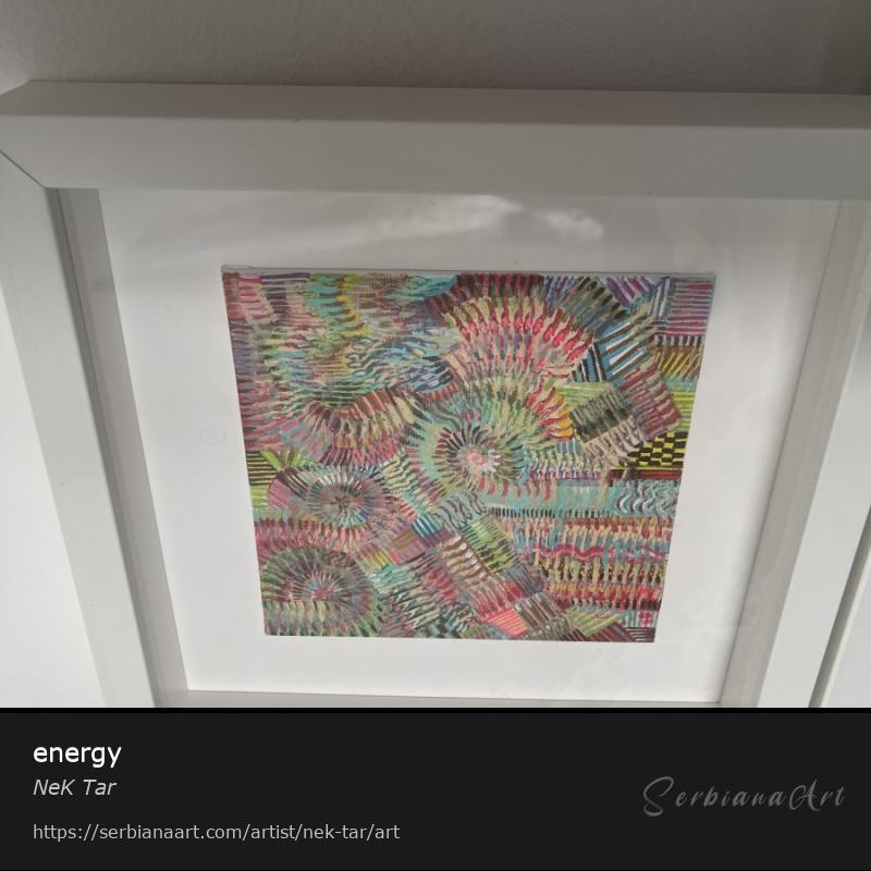 energy, Mixed Media/Paper, NeK Tar