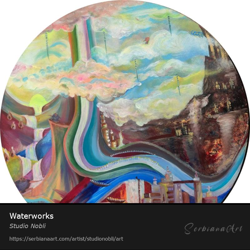 Waterworks, Acrylic/Canvas, Studio Nobli