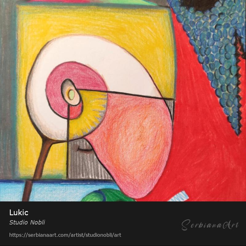 Lukic, Pastel/Paper, Studio Nobli
