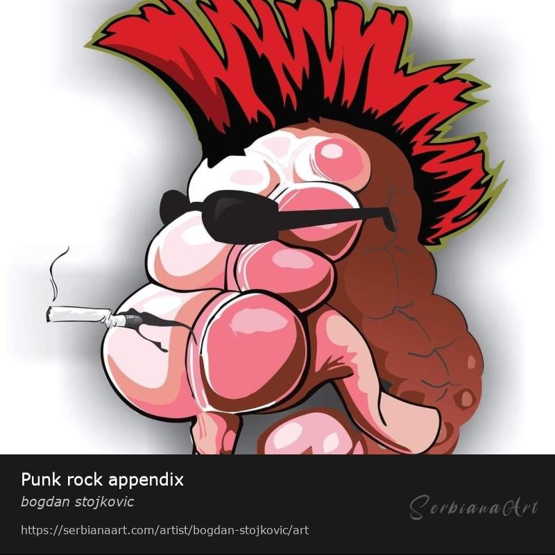 Punk rock appendix, Digital Art/Unspecified, bogdan stojkovic