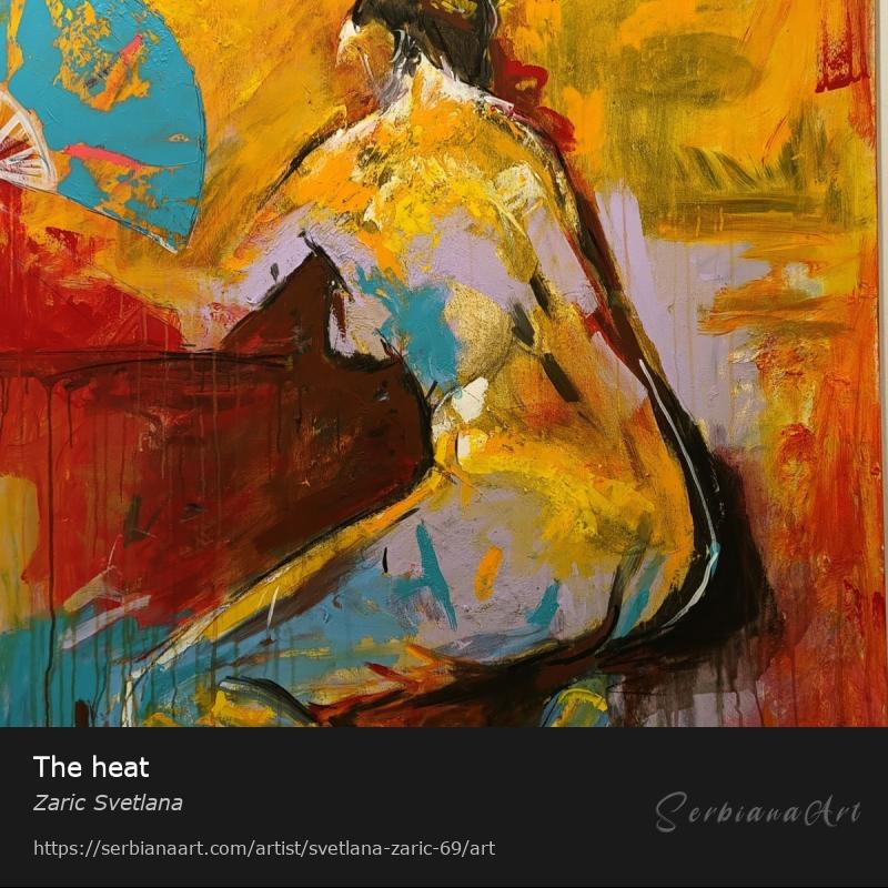The heat, Acrylic/Canvas, Zaric Svetlana