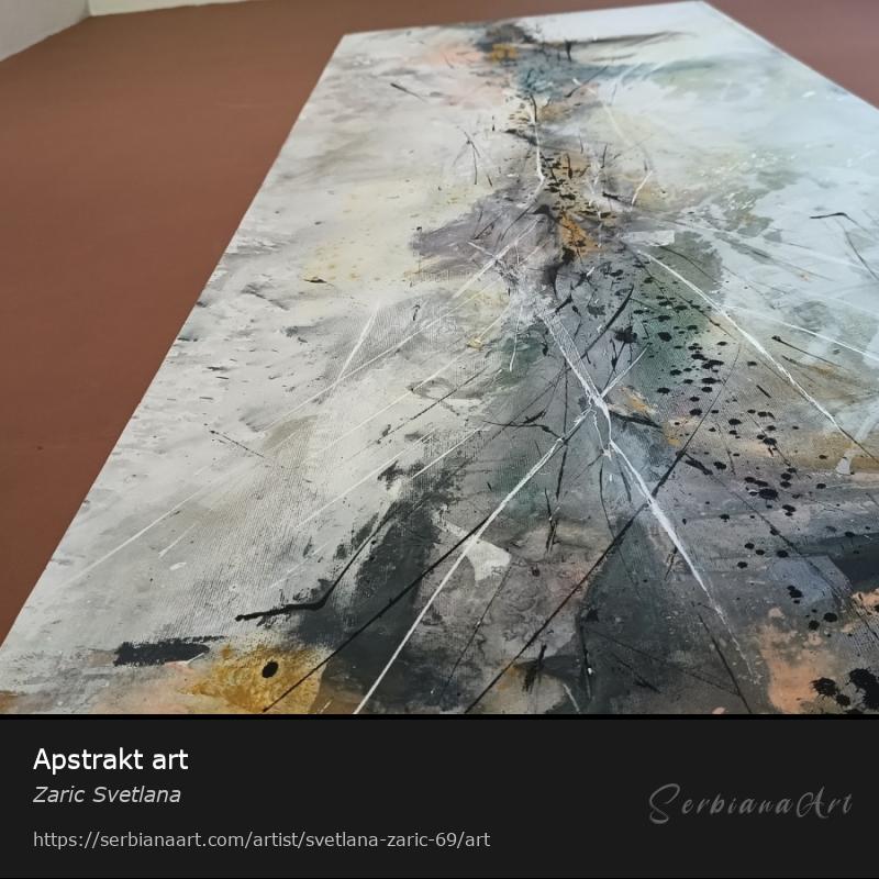 Apstrakt art, Acrylic/Canvas, Zaric Svetlana