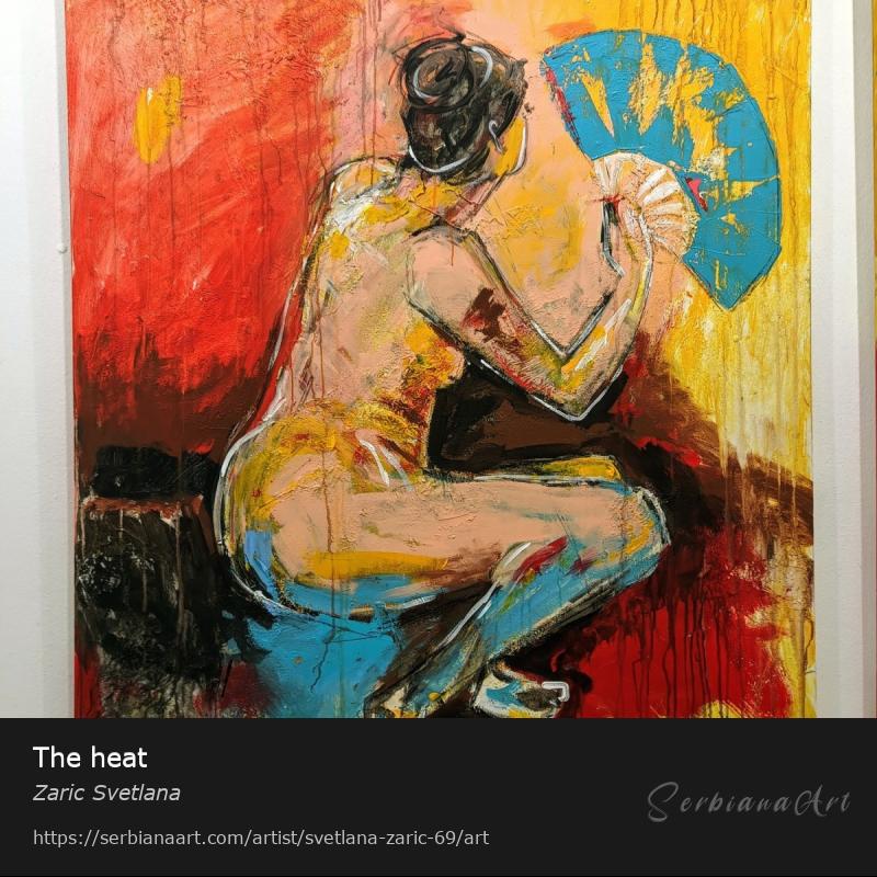 The heat, Acrylic/Canvas, Zaric Svetlana
