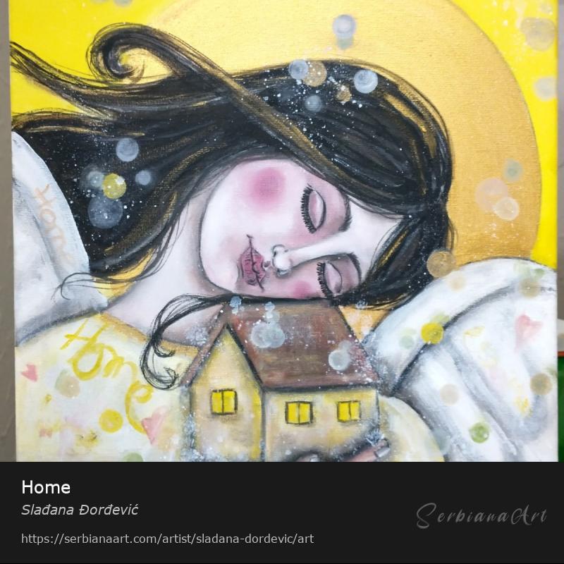 Home, Oil/Canvas, Slađana Đorđević