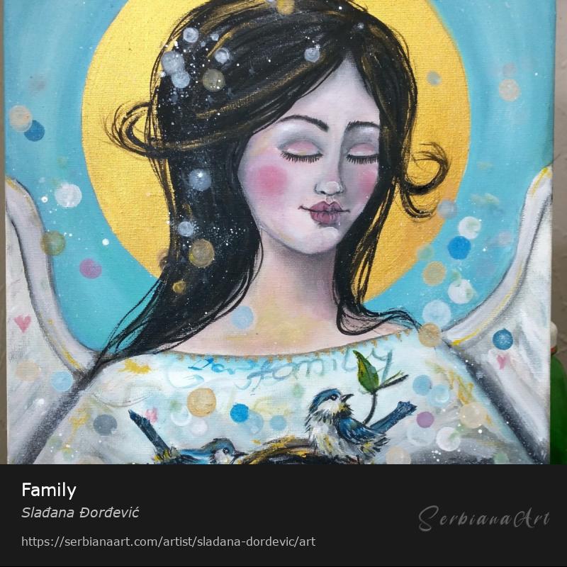 Family, Oil/Canvas, Slađana Đorđević